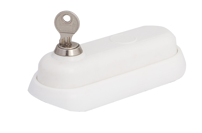 Zamek biały do masztów z włókna